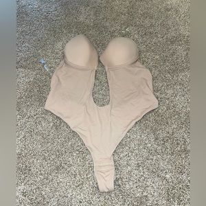 Elegant Beige Shapewear Bodysuit